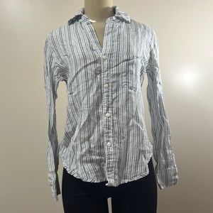 Linen button down